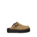 31737439 - Zebzag Suede Casual Slingback Platform Mules - Savannah Tan