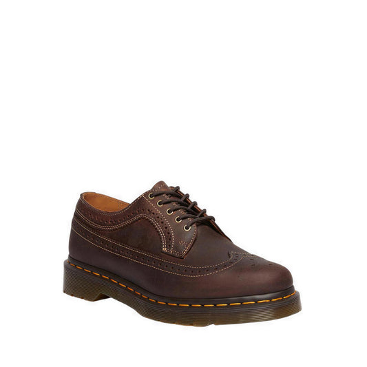 รุ่น 3989 Ys Full Brogue รองเท้าฉลุลาย หนัง Crazy Horse - สี Dark Brown