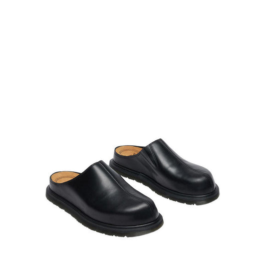 รุ่น San รองเท้าหนัง Mule Unisex สีดำ