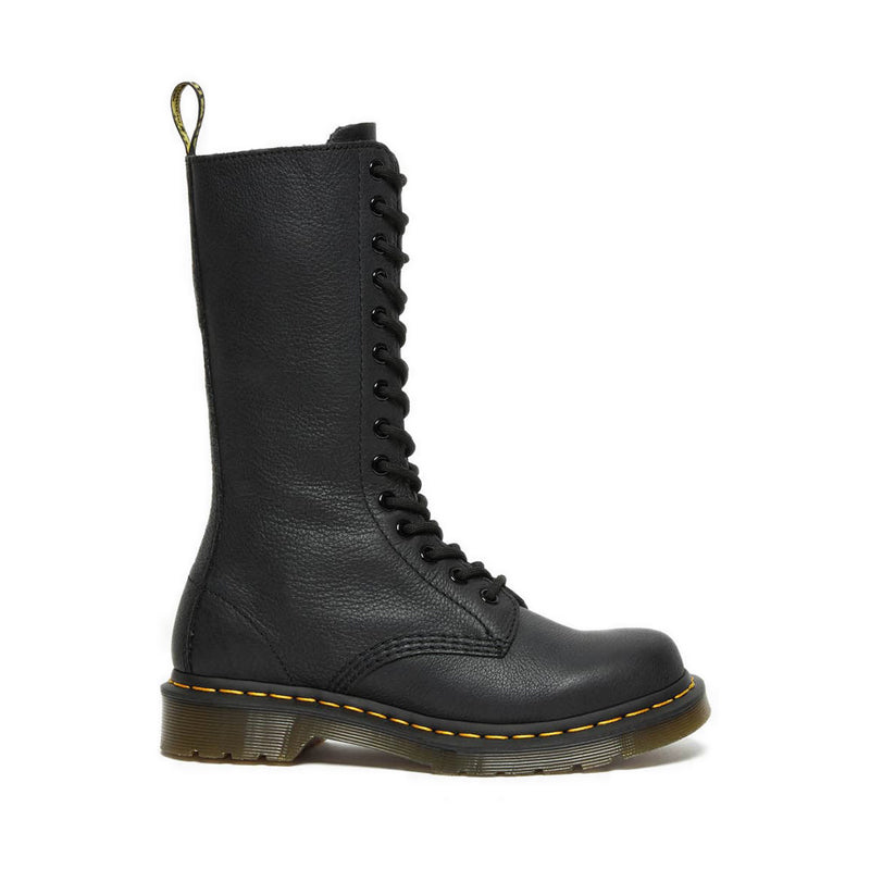 รองเท้าบู๊ทข้อยาวหนัง Virginia Leather1B99 - สีดำ