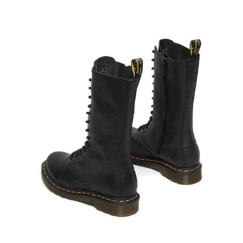 รองเท้าบู๊ทข้อยาวหนัง Virginia Leather1B99 - สีดำ