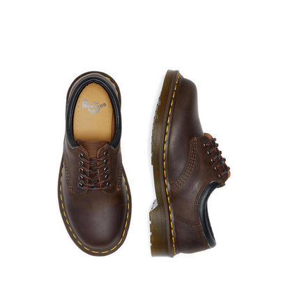 รุ่น 8053 รองเท้า 5 รู หนัง Crazy Horse - สี Dark Brown