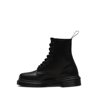 รองเท้าบู๊ทร้อยเชือกหนัง Mono Smooth Leather 1460 - สีดำ