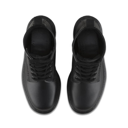 รองเท้าบู๊ทร้อยเชือกหนัง Mono Smooth Leather 1460 - สีดำ