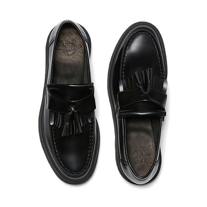 รุ่น Adrian รองเท้าโลฟเฟอร์ติดพู่ Tassel Unisex สีดำ