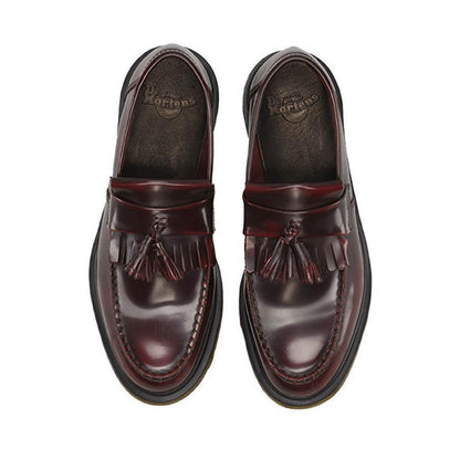 รุ่น Adrian รองเท้าโลฟเฟอร์ติดพู่ Tassel Unisex สีแดง