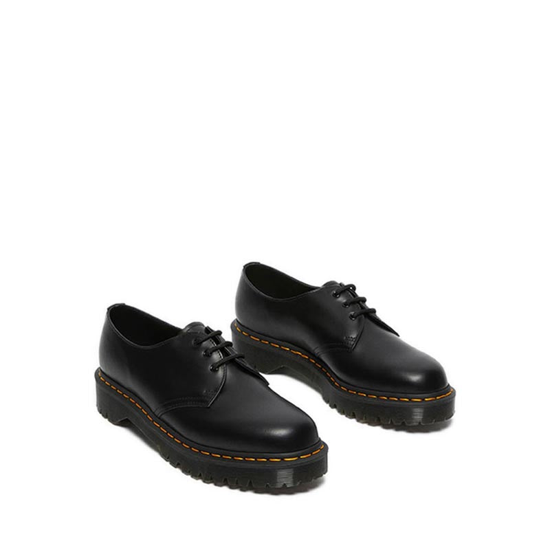 รุ่น 1461 Bex รองเท้า รูร้อยเชือก 3 แถว Unisex สีดำ