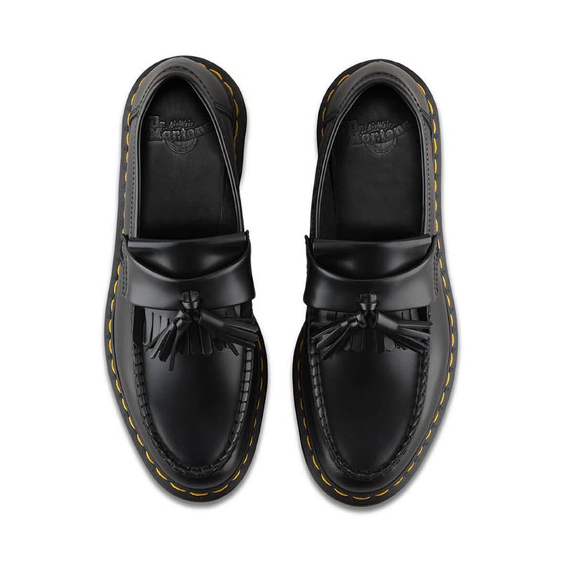 รุ่น Adrian YS รองเท้าโลฟเฟอร์ติดพู่ Tassel Unisex สีดำ