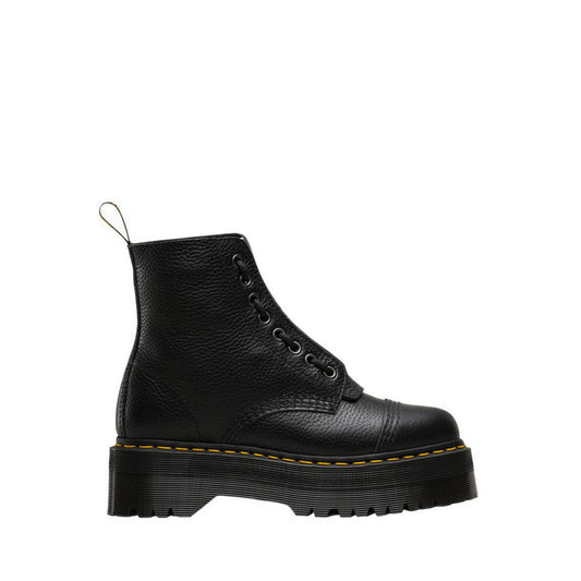 รุ่น Sinclair Jungle รองเท้าบู๊ตหนังแพลตฟอร์ม Unisex สีดำ