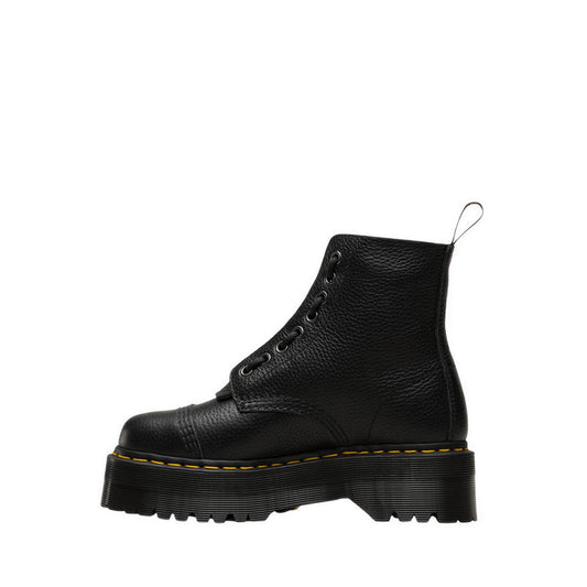 รุ่น Sinclair Jungle รองเท้าบู๊ตหนังแพลตฟอร์ม Unisex สีดำ