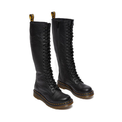 รองเท้าบู๊ทยาวหนัง Virginia Leather  1B60 - สีดำ