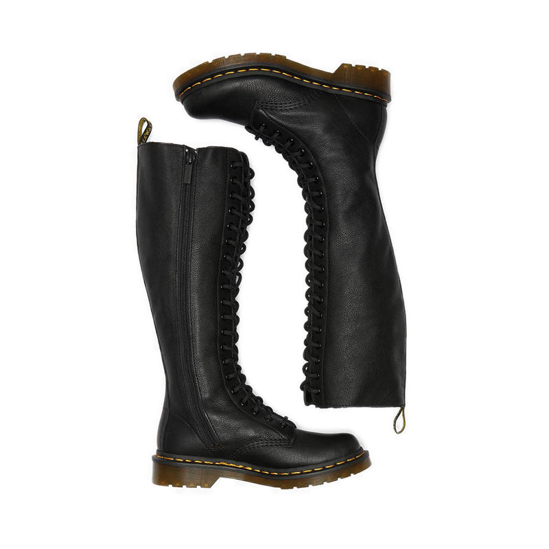 รองเท้าบู๊ทยาวหนัง Virginia Leather  1B60 - สีดำ