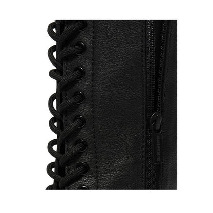 รองเท้าบู๊ทยาวหนัง Virginia Leather  1B60 - สีดำ