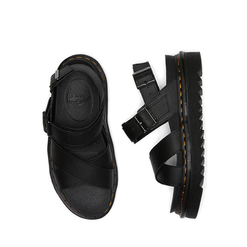  Voss II Black Hydro Leather