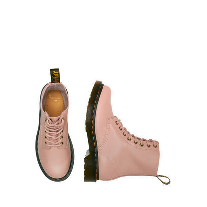 1460 รองเท้าบู้ทหนัง Pascal รูร้อยเชือก 8 แถว ผู้หญิง - สี Peach Beige
