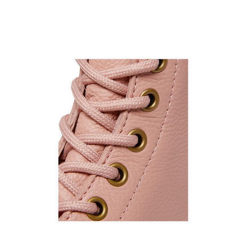 1460 รองเท้าบู้ทหนัง Pascal รูร้อยเชือก 8 แถว ผู้หญิง - สี Peach Beige
