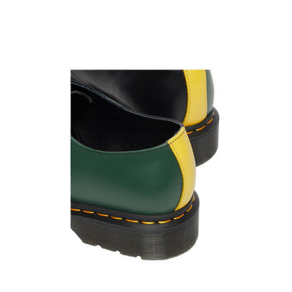 รุ่น 1460 รองเท้าบู๊ต Unisex หนังเรียบ - สี Black & Green & Yellow