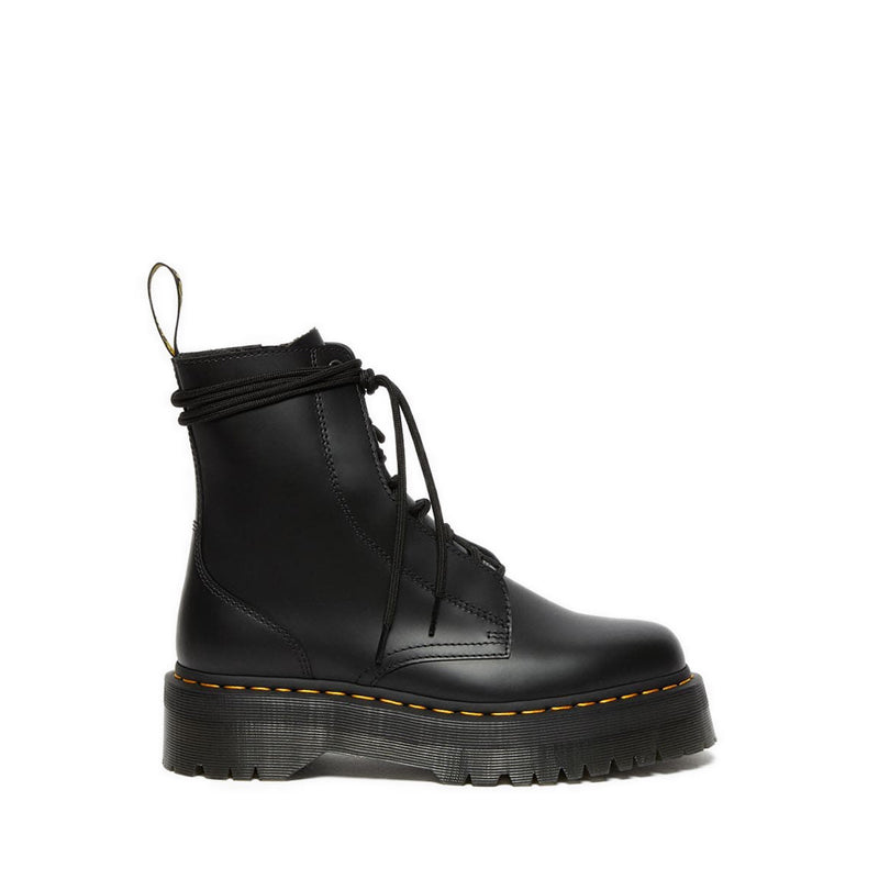 Jarrick Smooth Leather รองเท้าบูทแพลตฟอร์ม - สีดำ