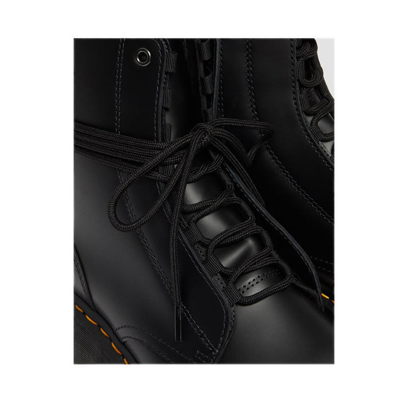 Jarrick Smooth Leather รองเท้าบูทแพลตฟอร์ม - สีดำ