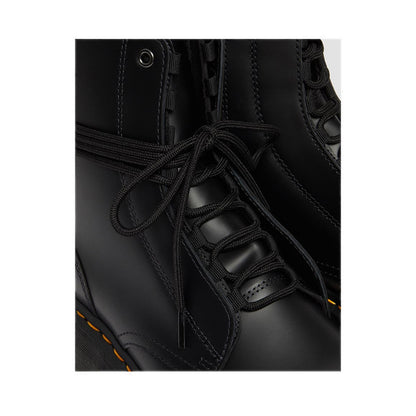 Jarrick Smooth Leather รองเท้าบูทแพลตฟอร์ม - สีดำ