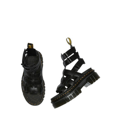รุ่น Ricki Gladiator รองเท้าแตะผู้หญิง หนัง Nappa Lux - สีดำ