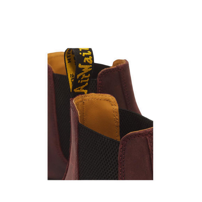 รุ่น 2976 YS รองเท้าบูตเชลซี หนัง Crazy Horse - สี Cherry Red