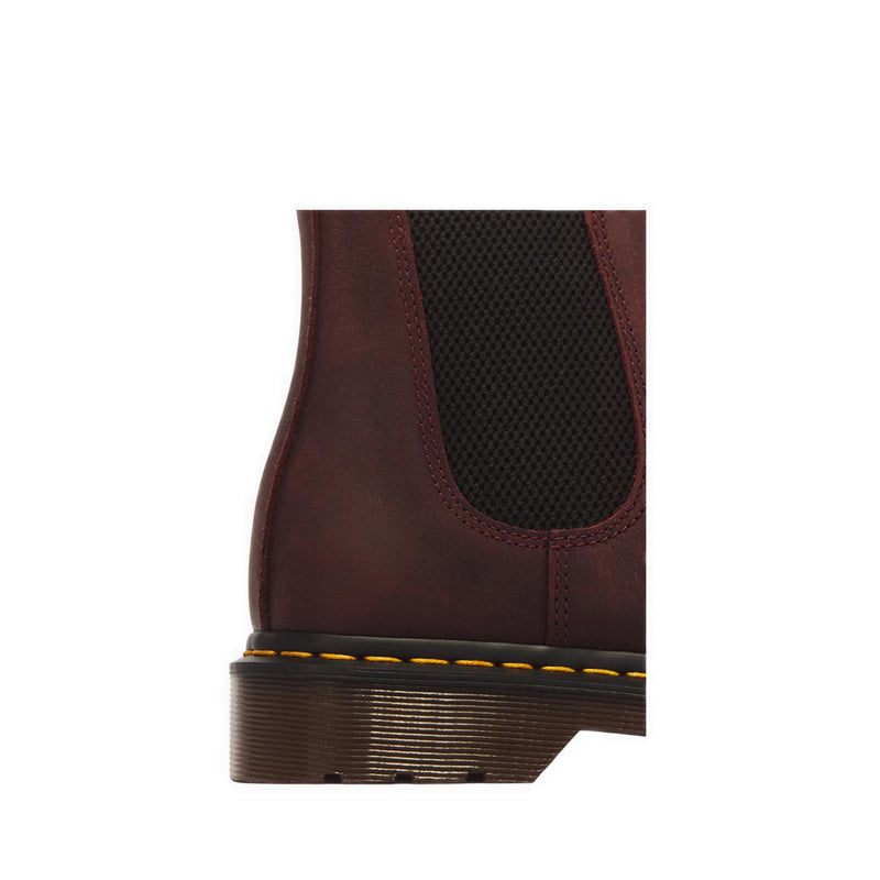 รุ่น 2976 YS รองเท้าบูตเชลซี หนัง Crazy Horse - สี Cherry Red
