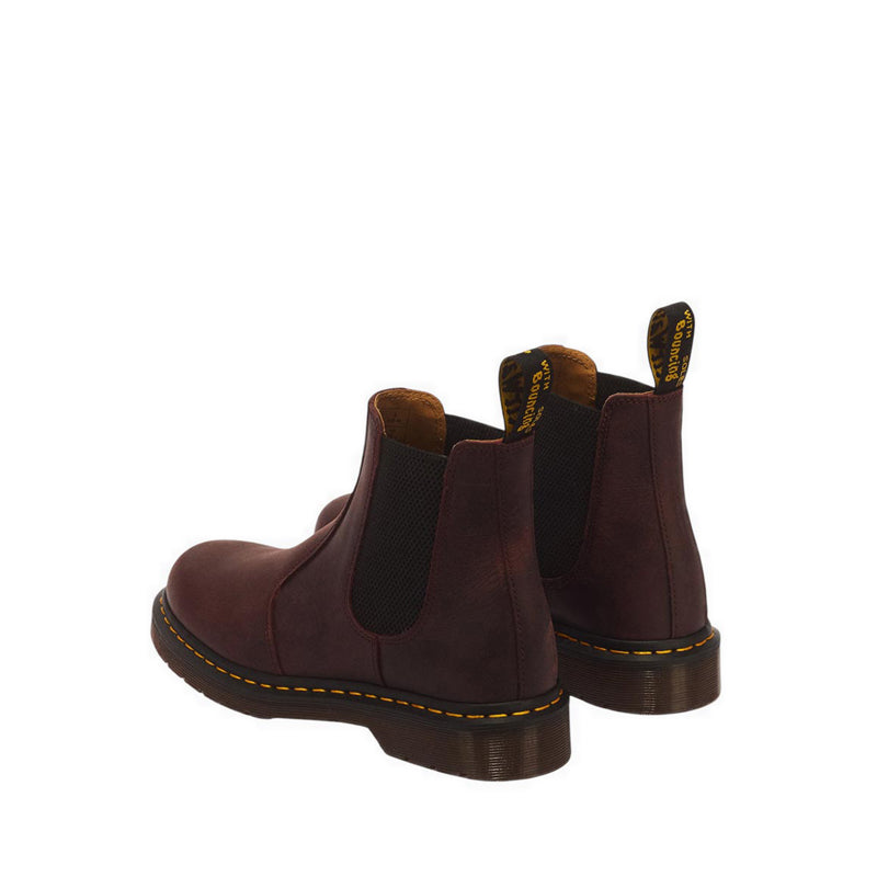 รุ่น 2976 YS รองเท้าบูตเชลซี หนัง Crazy Horse - สี Cherry Red