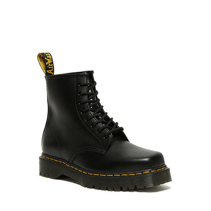 1460 Bex Squared Toe รองเท้าบูทหนังแบบผูกเชือก - สีดำ