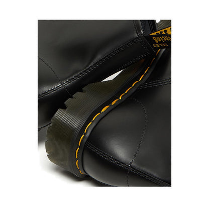 1460 Bex Squared Toe รองเท้าบูทหนังแบบผูกเชือก - สีดำ