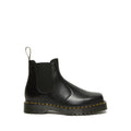 2976 Bex Squared Toe รองเท้าบูทหนังทรงเชลซี - สีดำ