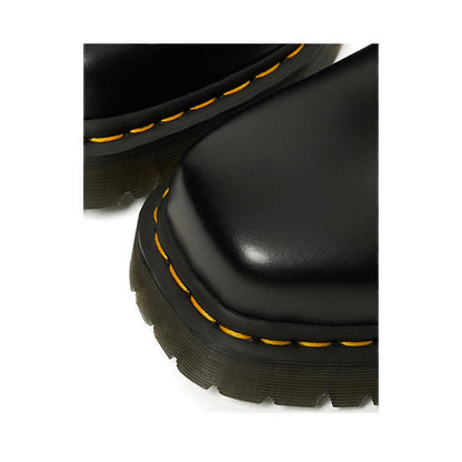 2976 Bex Squared Toe รองเท้าบูทหนังทรงเชลซี - สีดำ