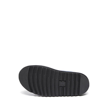 รองเท้าแตะสายคาดหนังส้นตึกหนัง Pisa Leather Voss - สีน้ำเงิน