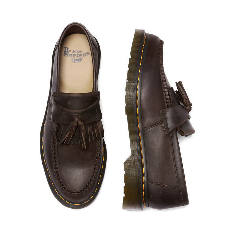 รองเท้ารุ่น Adrian หนัง Crazy Horse Leather - สีน้ำตาลเข้ม