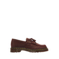 รุ่น Adrian รองเท้าโลฟเฟอร์ประดับพู่หนัง Crazy Horse - สี Cherry Red