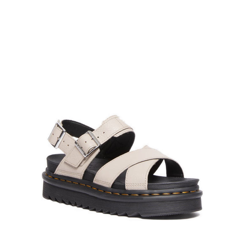 Voss II Vintage Pisa Sandals รองเท้าแตะรัดส้นผู้หญิง - สี Taupe