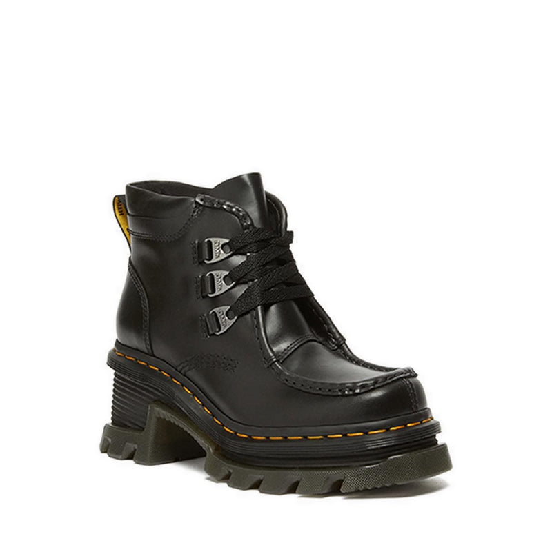 Corran 3 Eye Atlas Leather รองเท้าบู๊ทส้นสูง - สีดำ