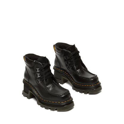 Corran 3 Eye Atlas Leather รองเท้าบู๊ทส้นสูง - สีดำ