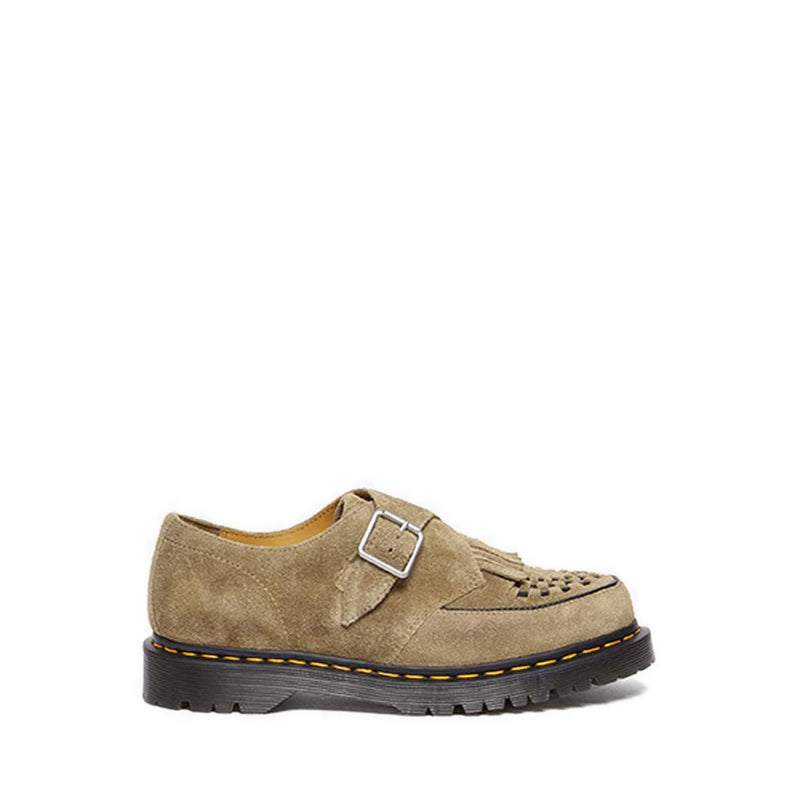 Ramsey Suede Kiltie รองเท้าผ้าใบ Buckle Creepers - สี Tan
