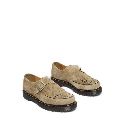 Ramsey Suede Kiltie รองเท้าผ้าใบ Buckle Creepers - สี Tan