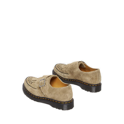 Ramsey Suede Kiltie รองเท้าผ้าใบ Buckle Creepers - สี Tan