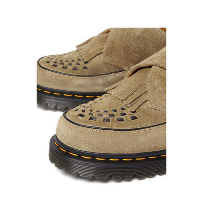 Ramsey Suede Kiltie รองเท้าผ้าใบ Buckle Creepers - สี Tan