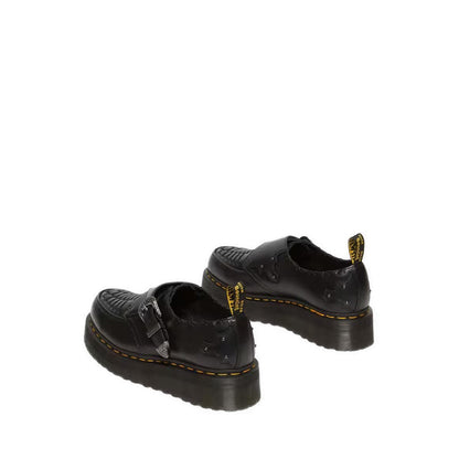 รุ่น Ramsey รองเท้า Creepers หนัง Smooth Leather เสริมแพลตฟอร์ม - สีดำ