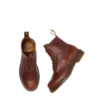รุ่น 1460 รองเท้าบู๊ต รูร้อยเชือก 8 แถว Unisex สี Light Brown