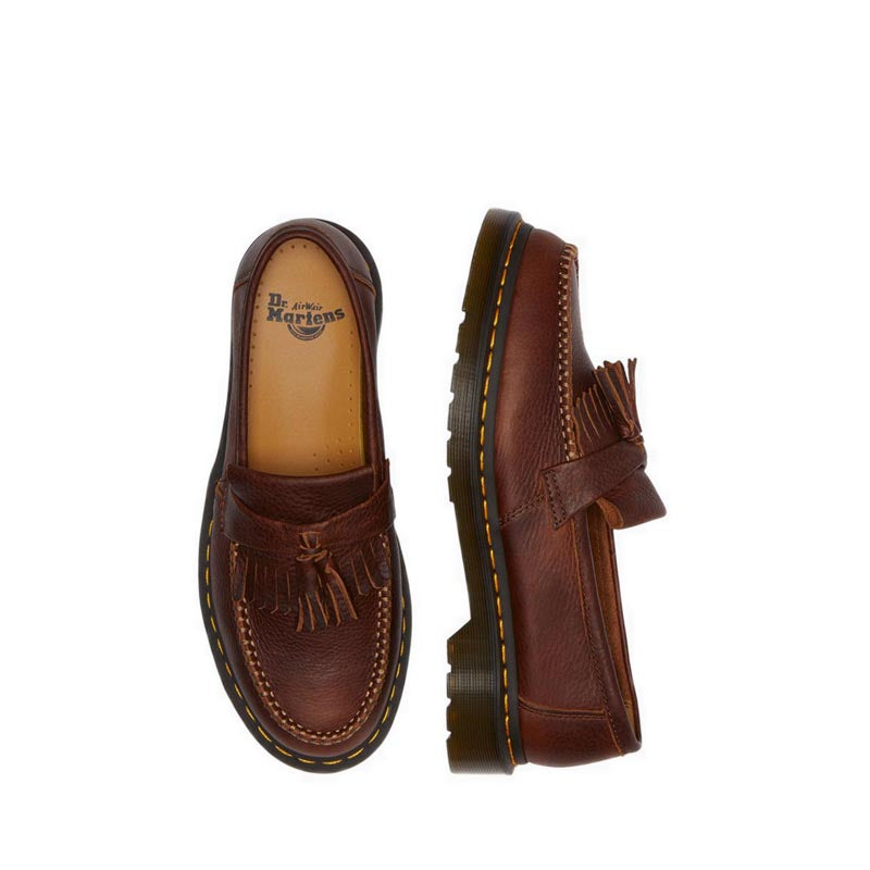 รุ่น Adrian YS รองเท้าโลฟเฟอร์ติดพู่ Tassel Unisex สี Light Brown