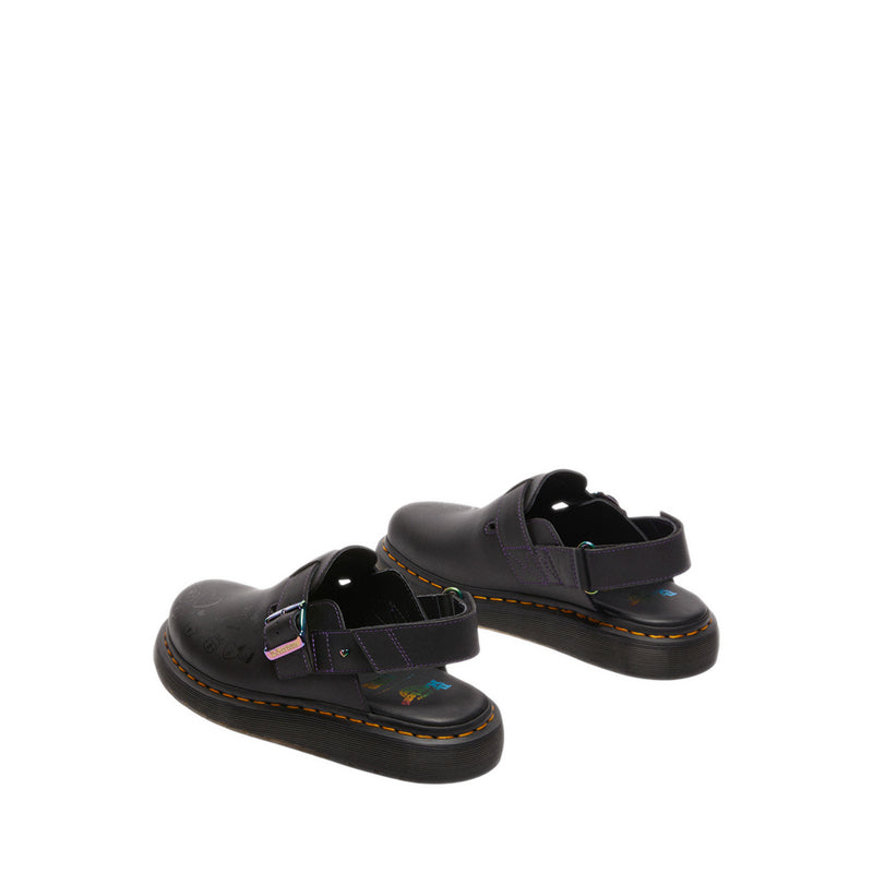 Jorge II BT21 รองเท้าแตะหนัง สี Black Nappa