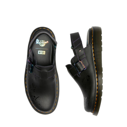 Jorge II BT21 รองเท้าแตะหนัง สี Black Nappa