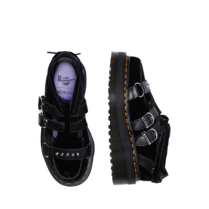 รองเท้า Creeper ส้นแพลตฟอร์ม Ramsey Wednesday - สีดำ