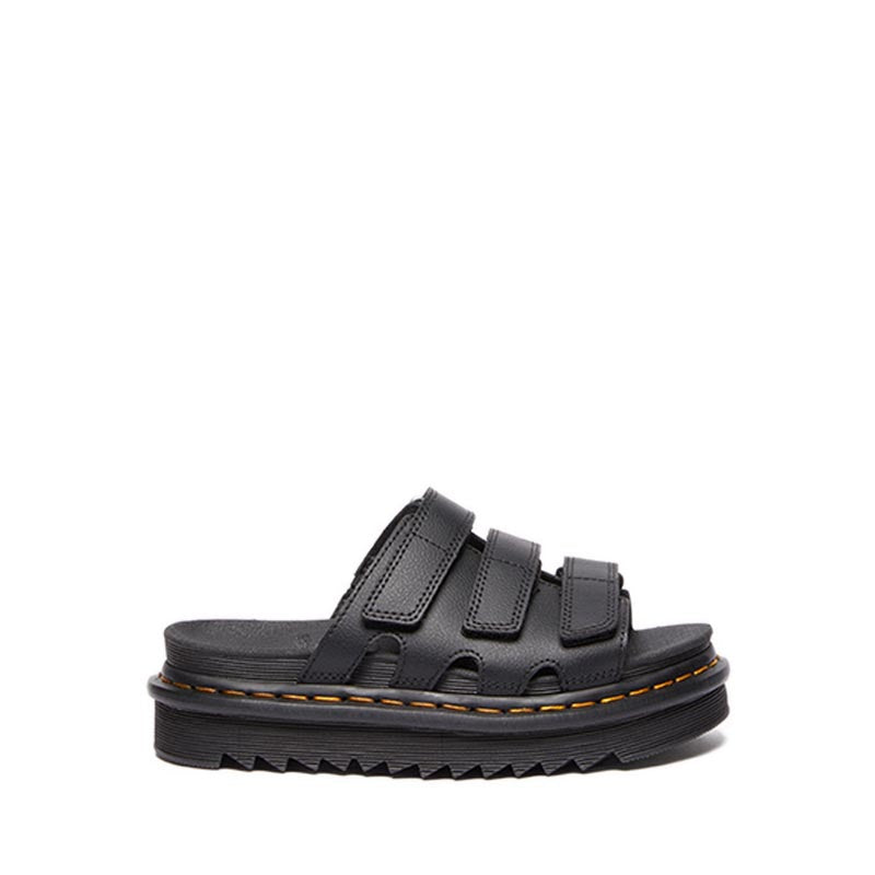 รุ่น Raine Slide Athena รองเท้าแตะหนัง WOMENS สีดำ