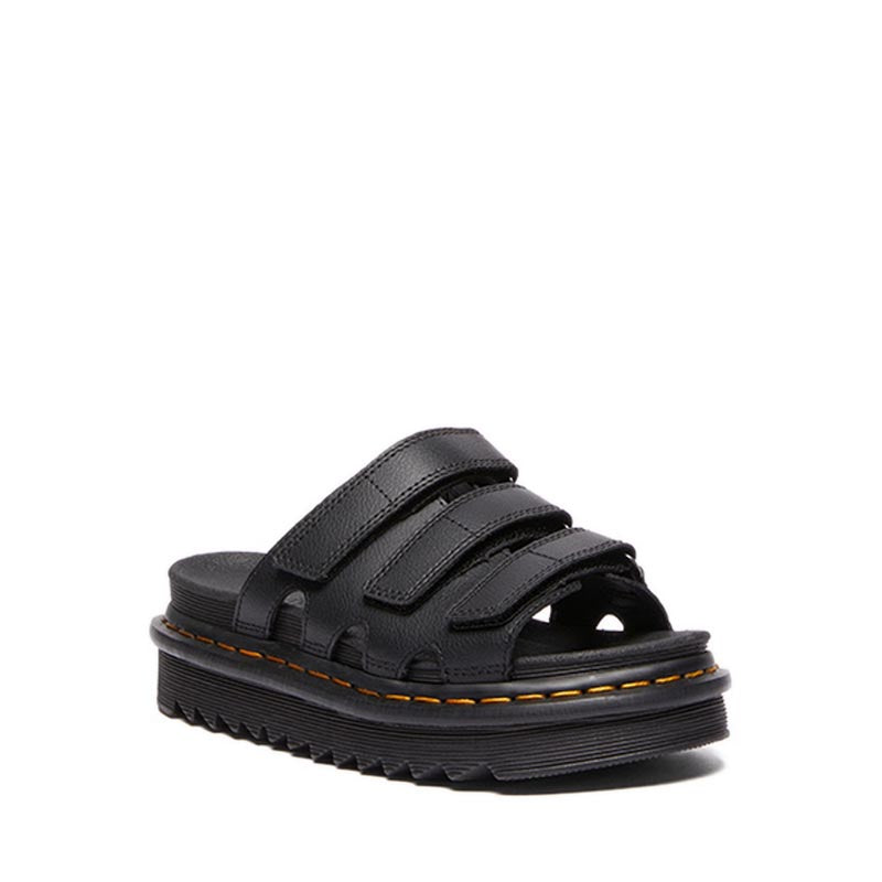 รุ่น Raine Slide Athena รองเท้าแตะหนัง WOMENS สีดำ